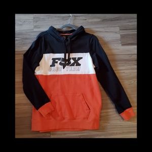NEW FOX Racing Women's Orange Medium Fall Hoodie